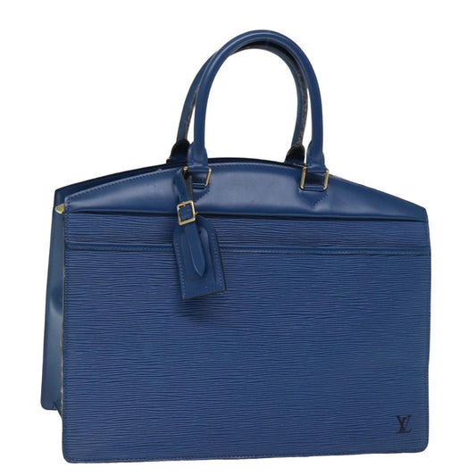 LOUIS VUITTON Epi Riviera Hand Bag Blue M48185 LV 76075