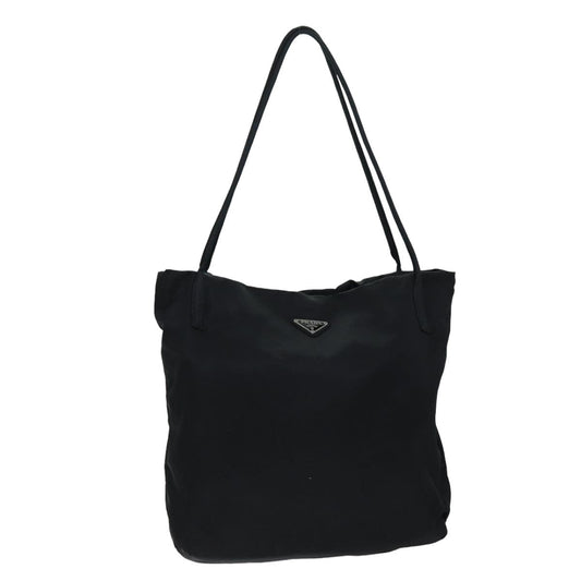 PRADA Tote Bag Nylon Black  76126