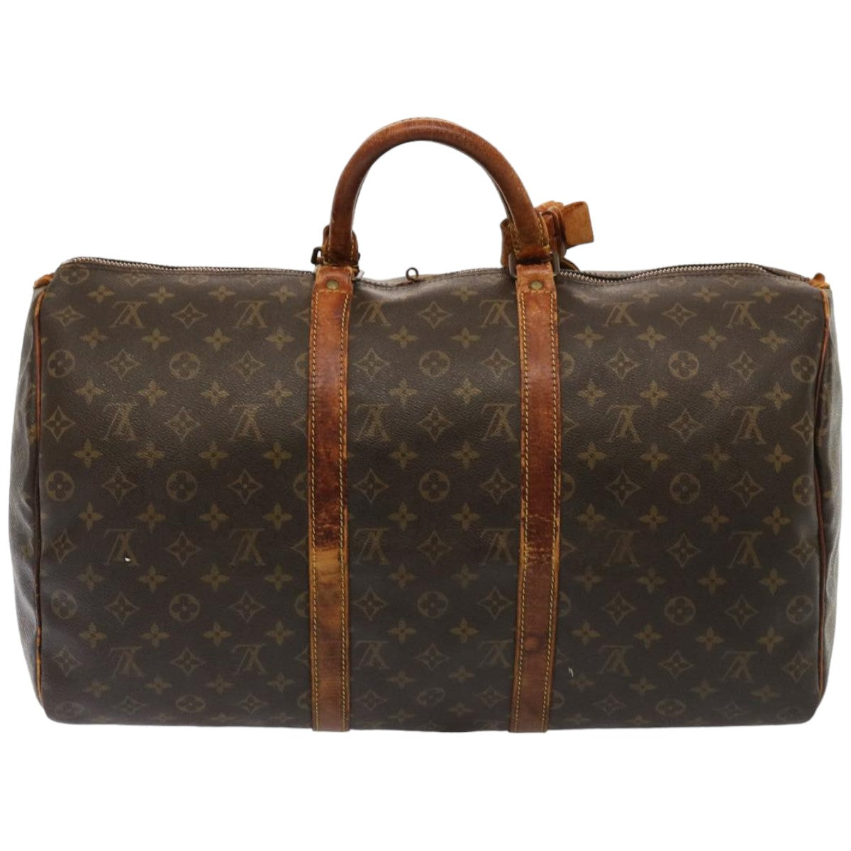 LOUIS VUITTON Monogram Keepall 50 Boston Bag M41426 LV 76152