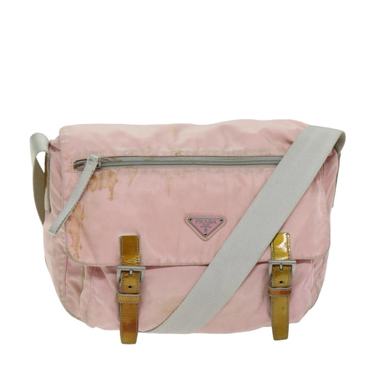 PRADA Shoulder Bag Nylon Pink  76172