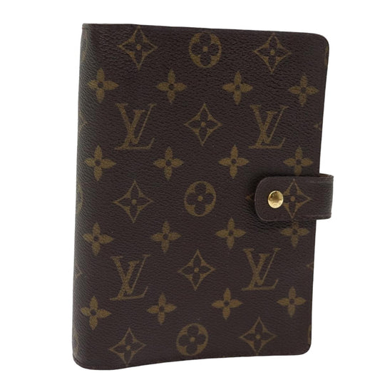 LOUIS VUITTON Monogram Agenda MM Day Planner Cover R20105 LV 76200