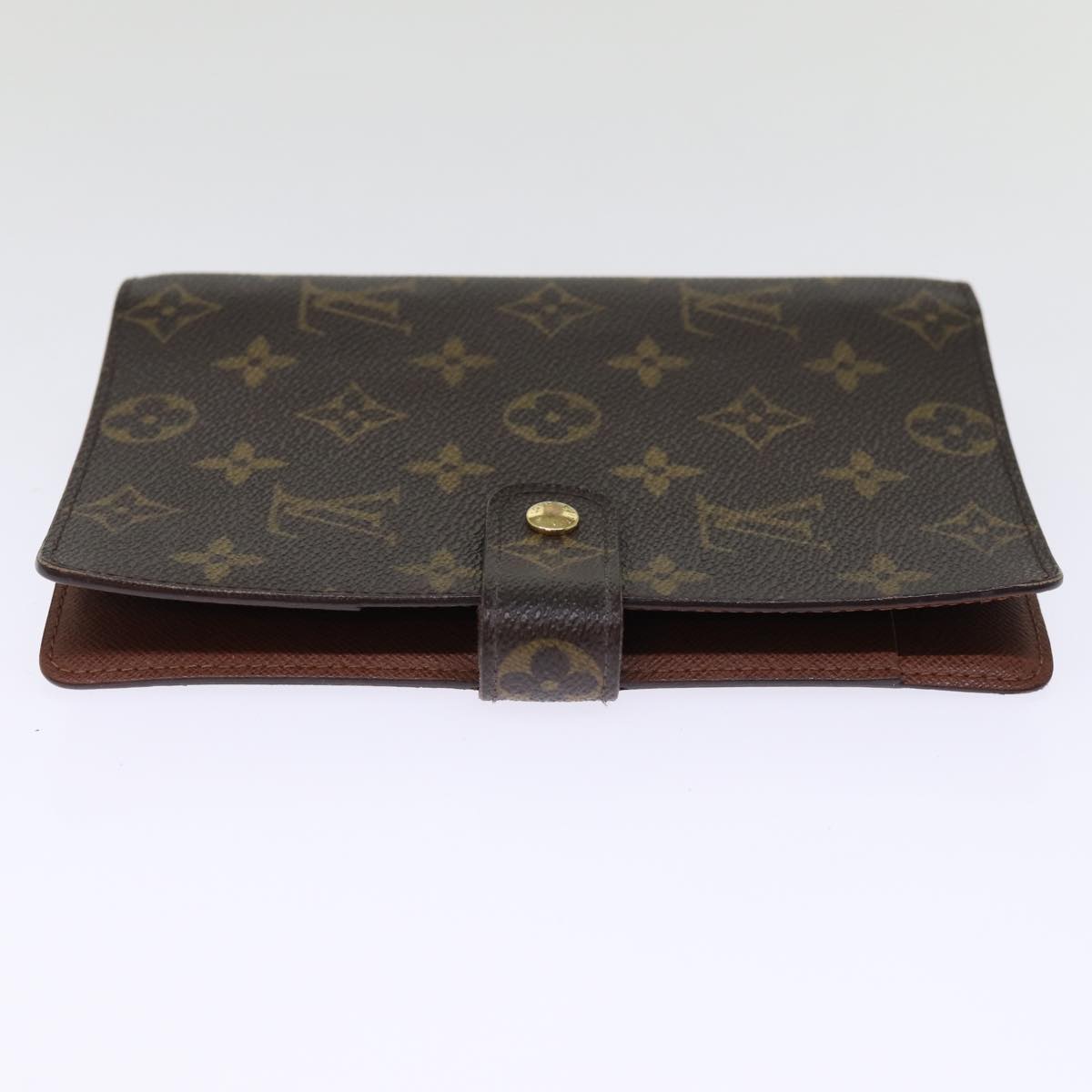 LOUIS VUITTON Monogram Agenda MM Day Planner Cover R20105 LV 76200