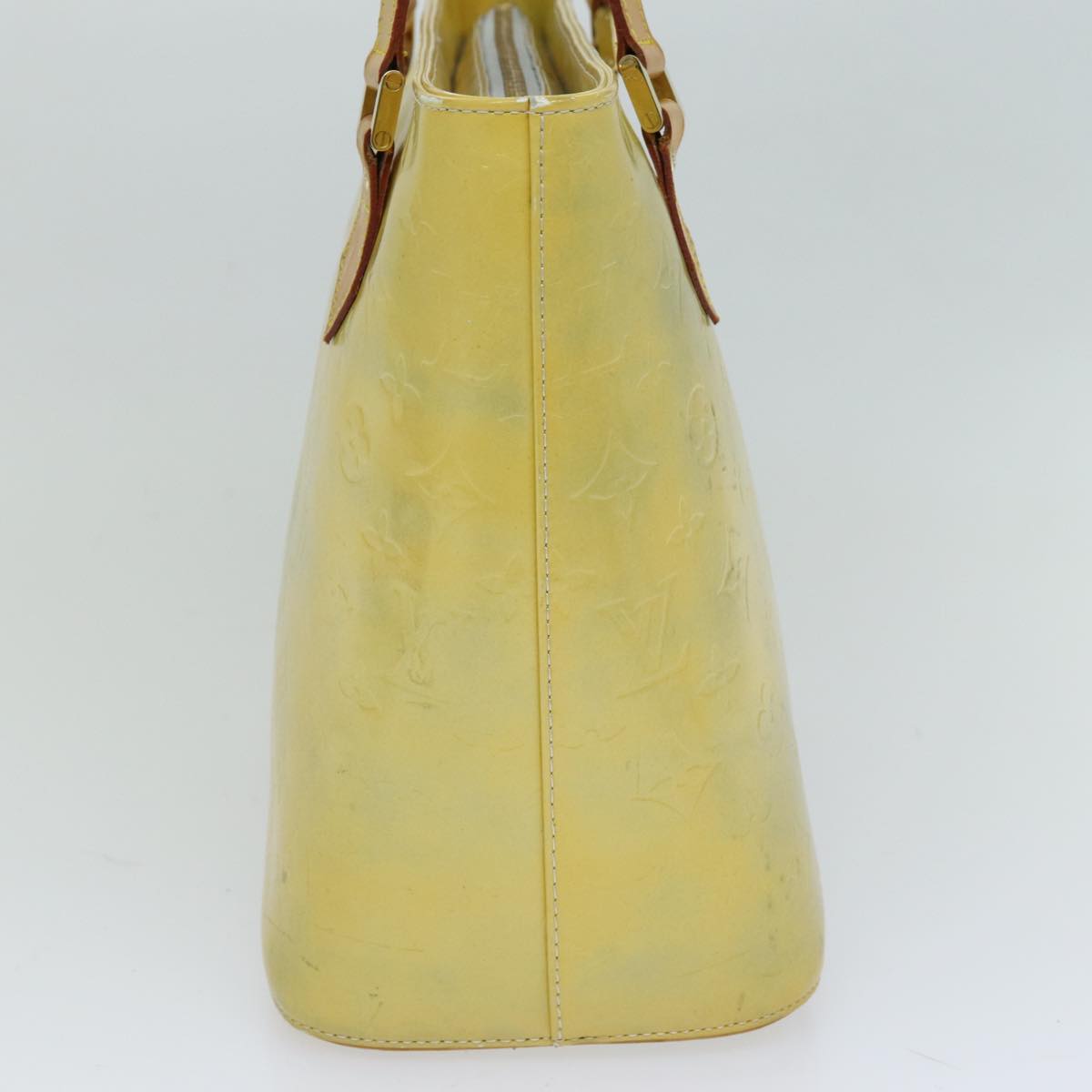 LOUIS VUITTON Monogram Vernis Houston Hand Bag Gris M91053 LV 76212