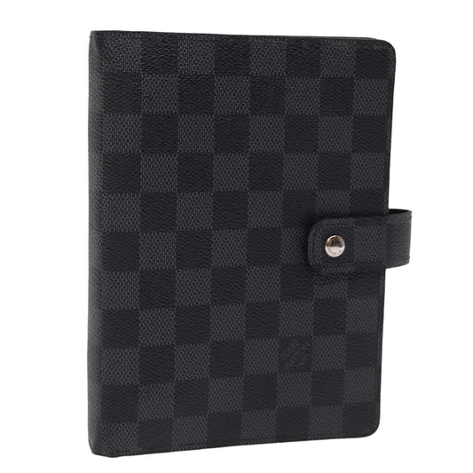 LOUIS VUITTON Damier Graphite Agenda MM Day Planner Cover R20242 LV 76213