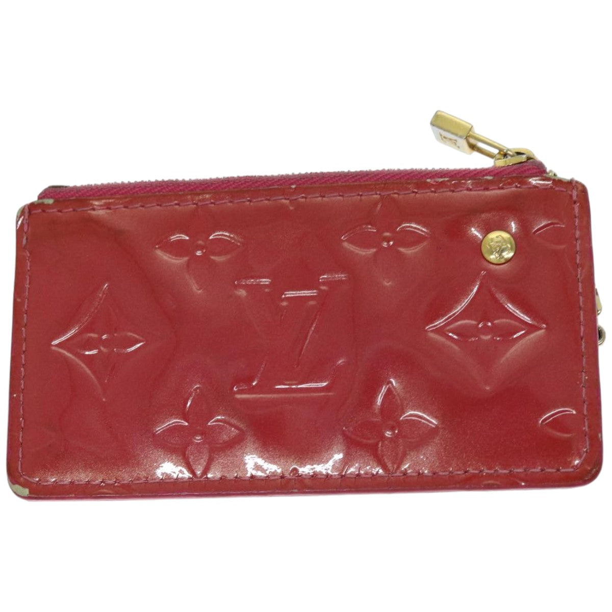 LOUIS VUITTON Monogram Vernis Pochette Cree Purse Fran Boise M9144F 76303