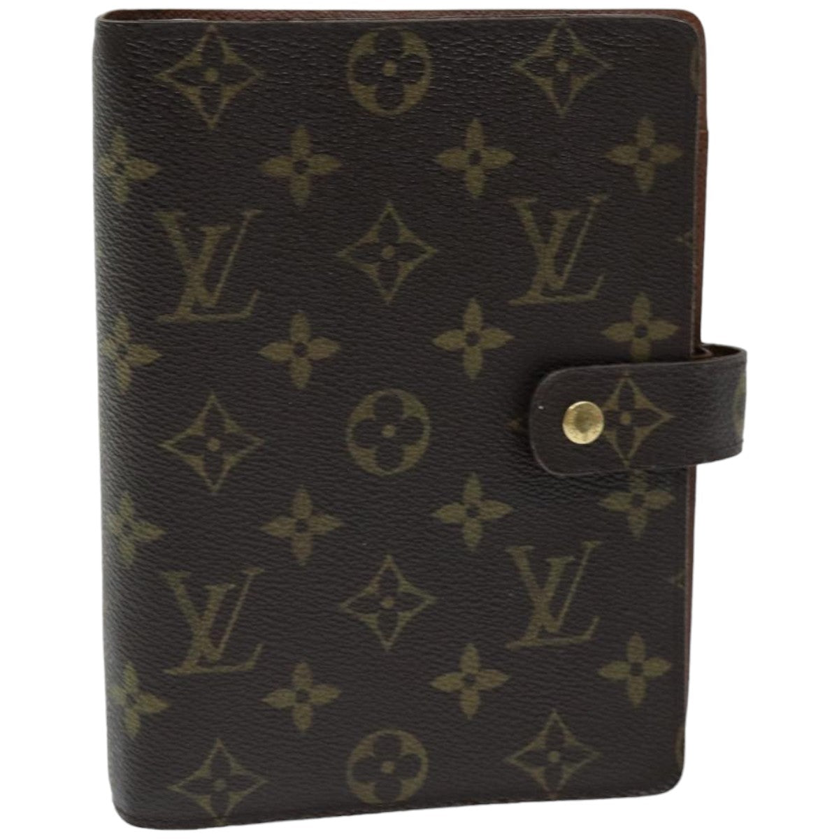 LOUIS VUITTON Monogram Agenda MM Day Planner Cover R20105 LV 76312