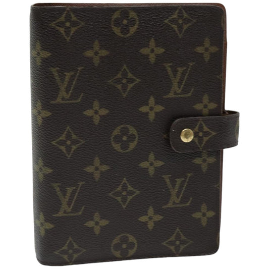LOUIS VUITTON Monogram Agenda MM Day Planner Cover R20105 LV 76312