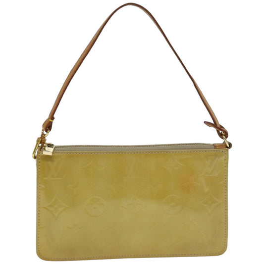 LOUIS VUITTON Monogram Vernis Lexington Accessory Pouch Beige M91010 76315