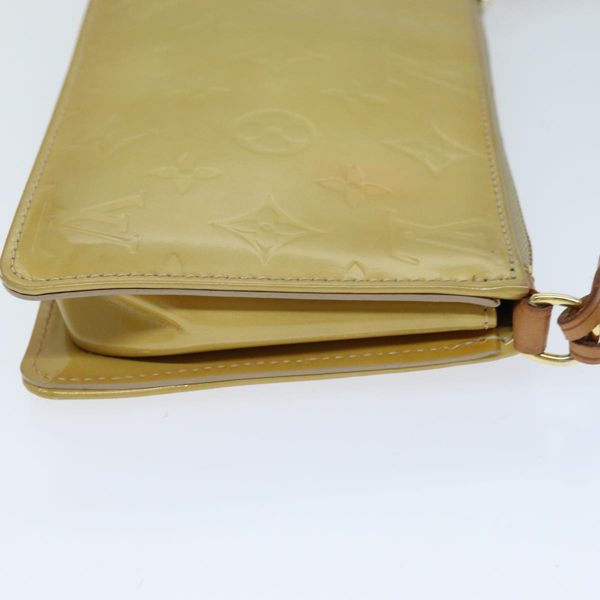 LOUIS VUITTON Monogram Vernis Lexington Accessory Pouch Beige M91010 76315