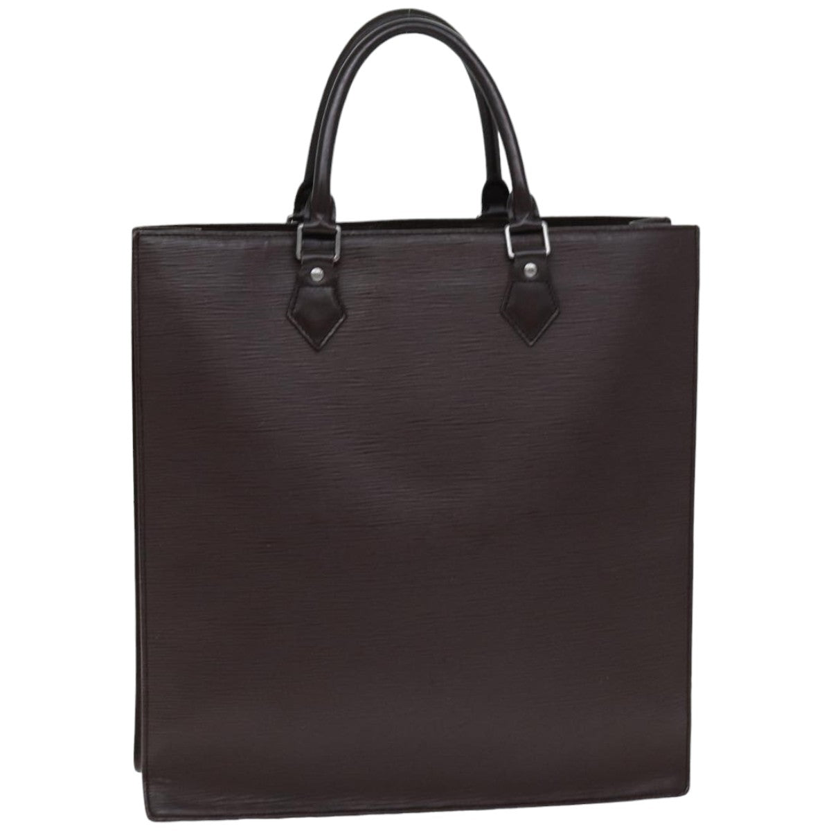 LOUIS VUITTON Epi Sac Plat Hand Bag Mocha Brown M5908D LV 76346