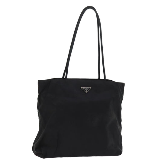 PRADA Tote Bag Nylon Black  76368