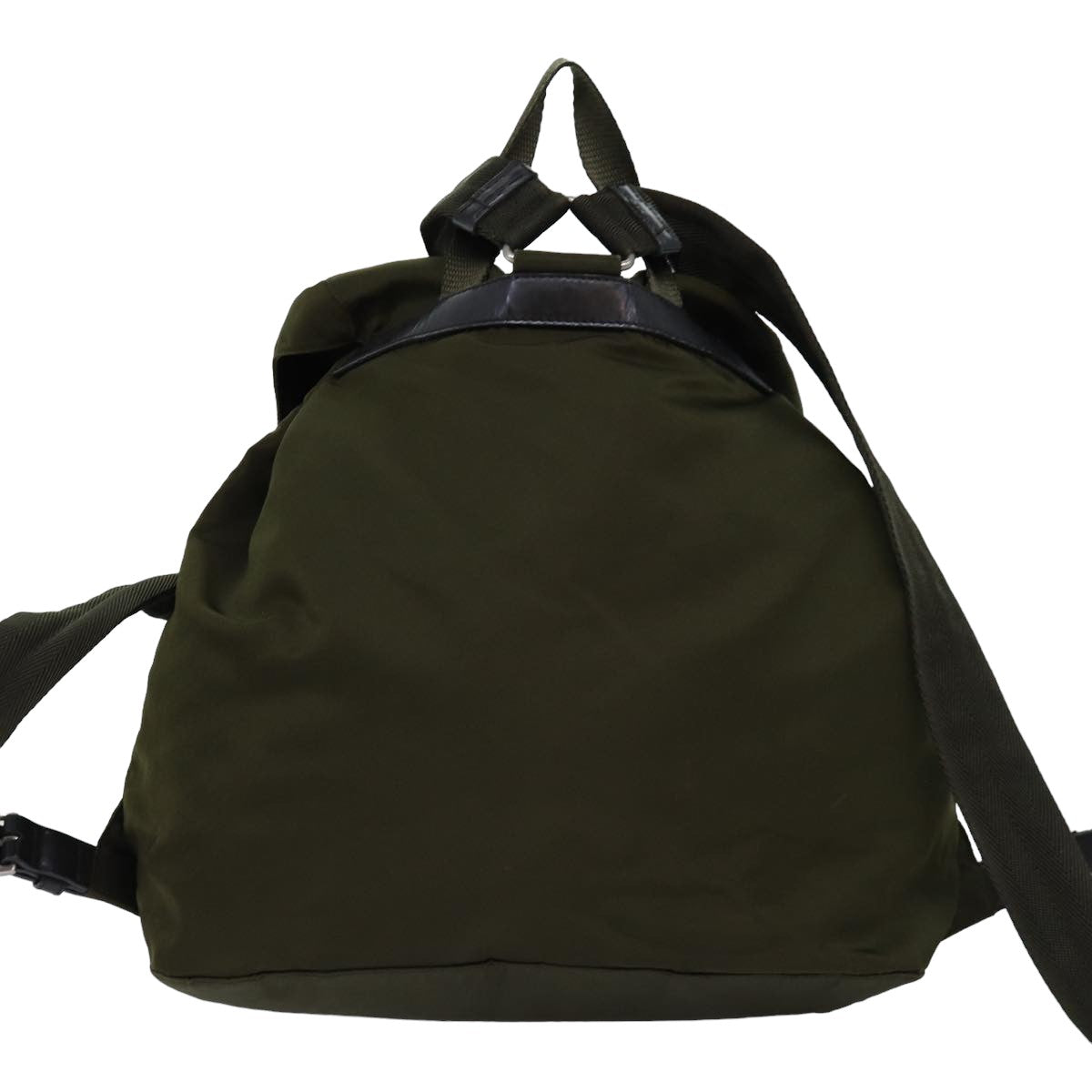 PRADA Backpack Nylon Khaki  76369