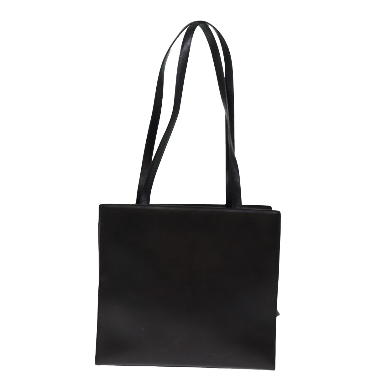 PRADA Shoulder Bag Leather Black  76370