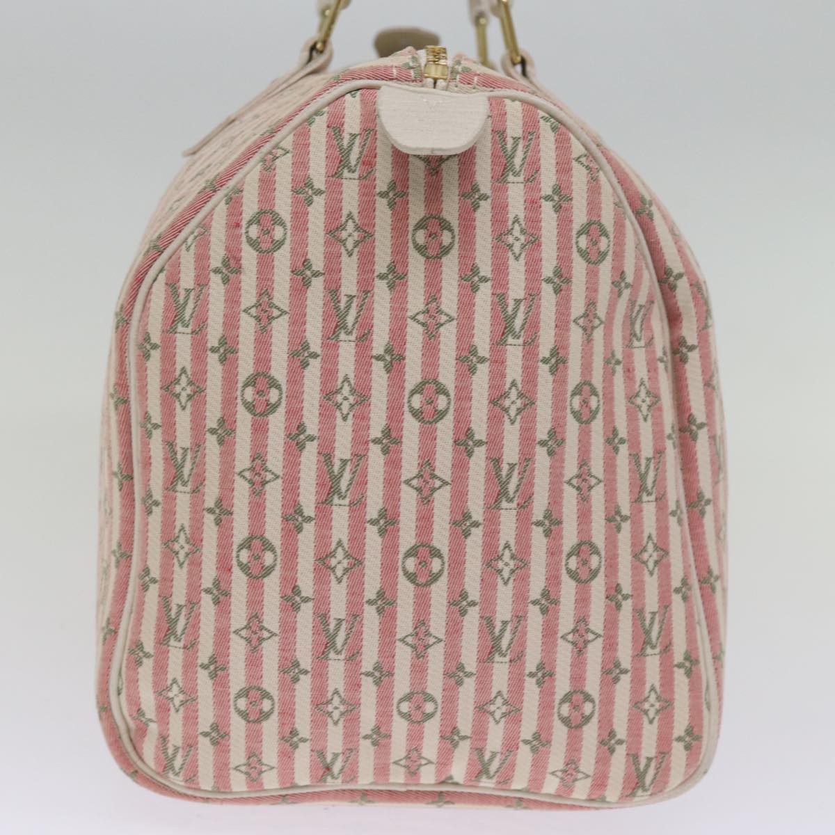 LOUIS VUITTON Monogram Mini Lin Croisette Speedy 30 Bag Pink M95501 76422A