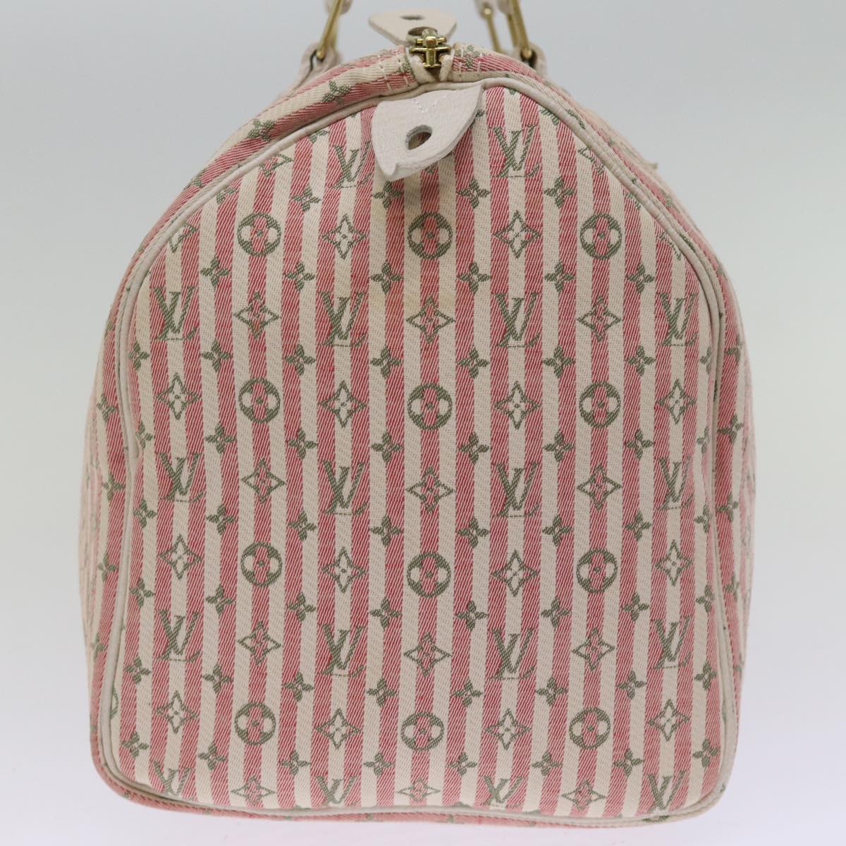 LOUIS VUITTON Monogram Mini Lin Croisette Speedy 30 Bag Pink M95501 76422A