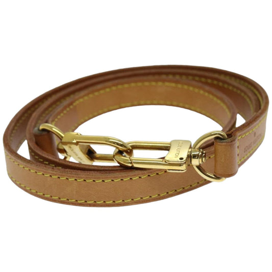 LOUIS VUITTON Shoulder Strap Leather 35.8"" Beige LV 76423