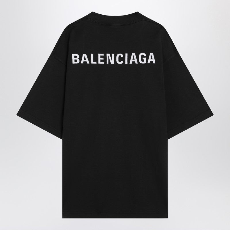 Balenciaga Black New Balenciaga Back Medium Fit T-Shirt Men