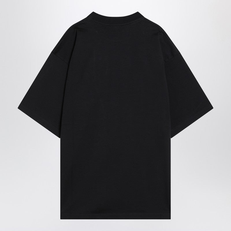 Balenciaga Faded Black Nano Bb Medium Fit T-Shirt Men