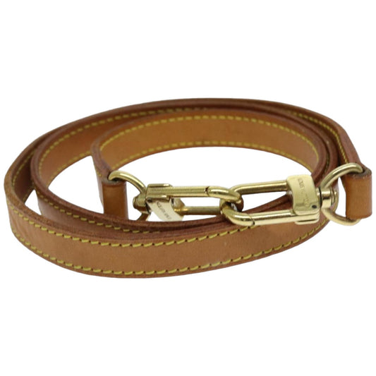 LOUIS VUITTON Shoulder Strap Leather 35.8"" Beige LV 76424
