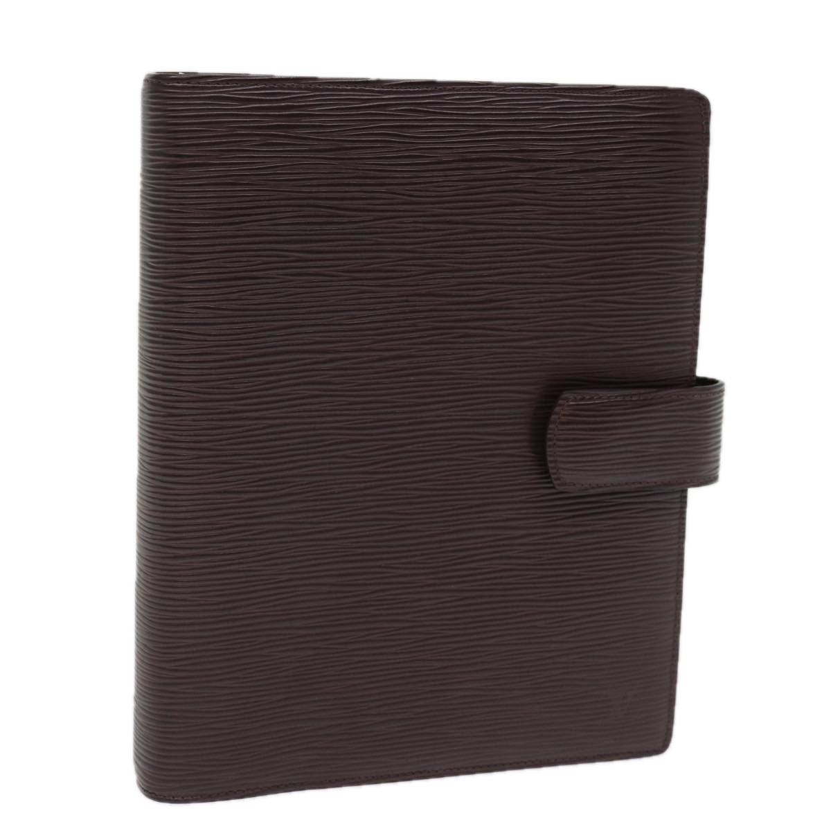 LOUIS VUITTON Epi Agenda GM Day Planner Cover Mocha Brown R2006D LV 76443