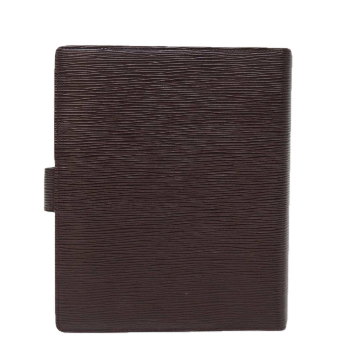 LOUIS VUITTON Epi Agenda GM Day Planner Cover Mocha Brown R2006D LV 76443