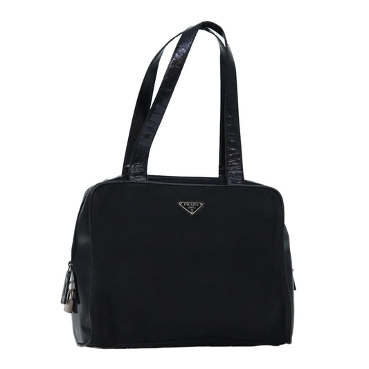 PRADA Shoulder Bag Nylon Black  76453