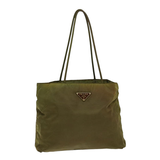 PRADA Tote Bag Nylon Brown  76454
