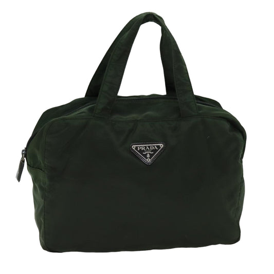 PRADA Hand Bag Nylon Khaki  76455