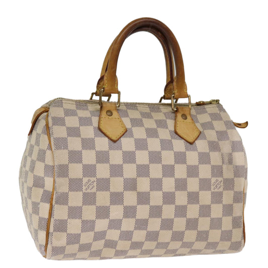 LOUIS VUITTON Damier Azur Speedy 25 Hand Bag N41534 LV 76467