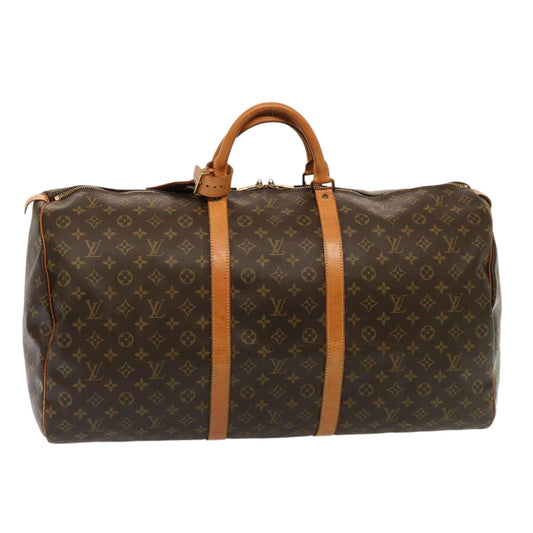 LOUIS VUITTON Monogram Keepall 60 Boston Bag M41422 LV 76472