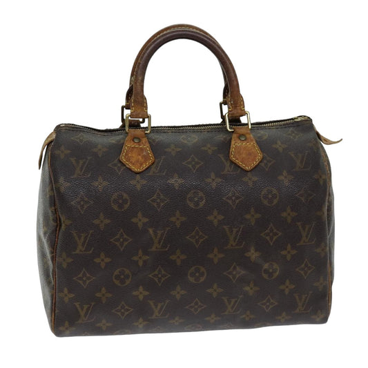 LOUIS VUITTON Monogram Speedy 30 Hand Bag M41526 LV 76490