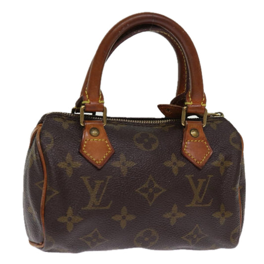 LOUIS VUITTON Monogram Mini Speedy Hand Bag M41534 LV 76504