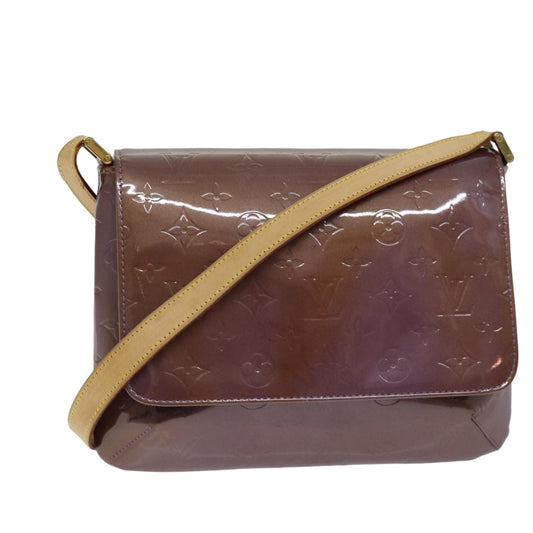 LOUIS VUITTON Monogram Vernis Thompson Street Bag Purple Viole M91095 76507
