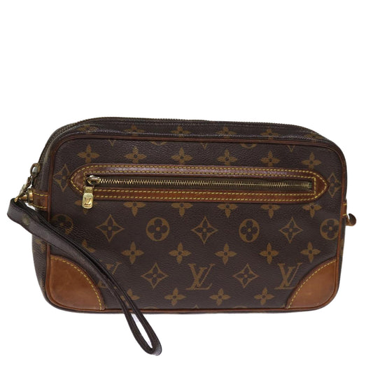 LOUIS VUITTON Monogram Marly Dragonne GM Clutch Bag M51825 LV 76524