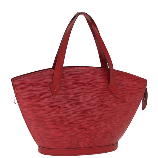 LOUIS VUITTON Epi Saint Jacques Shoulder Bag Red M52277 LV 76530