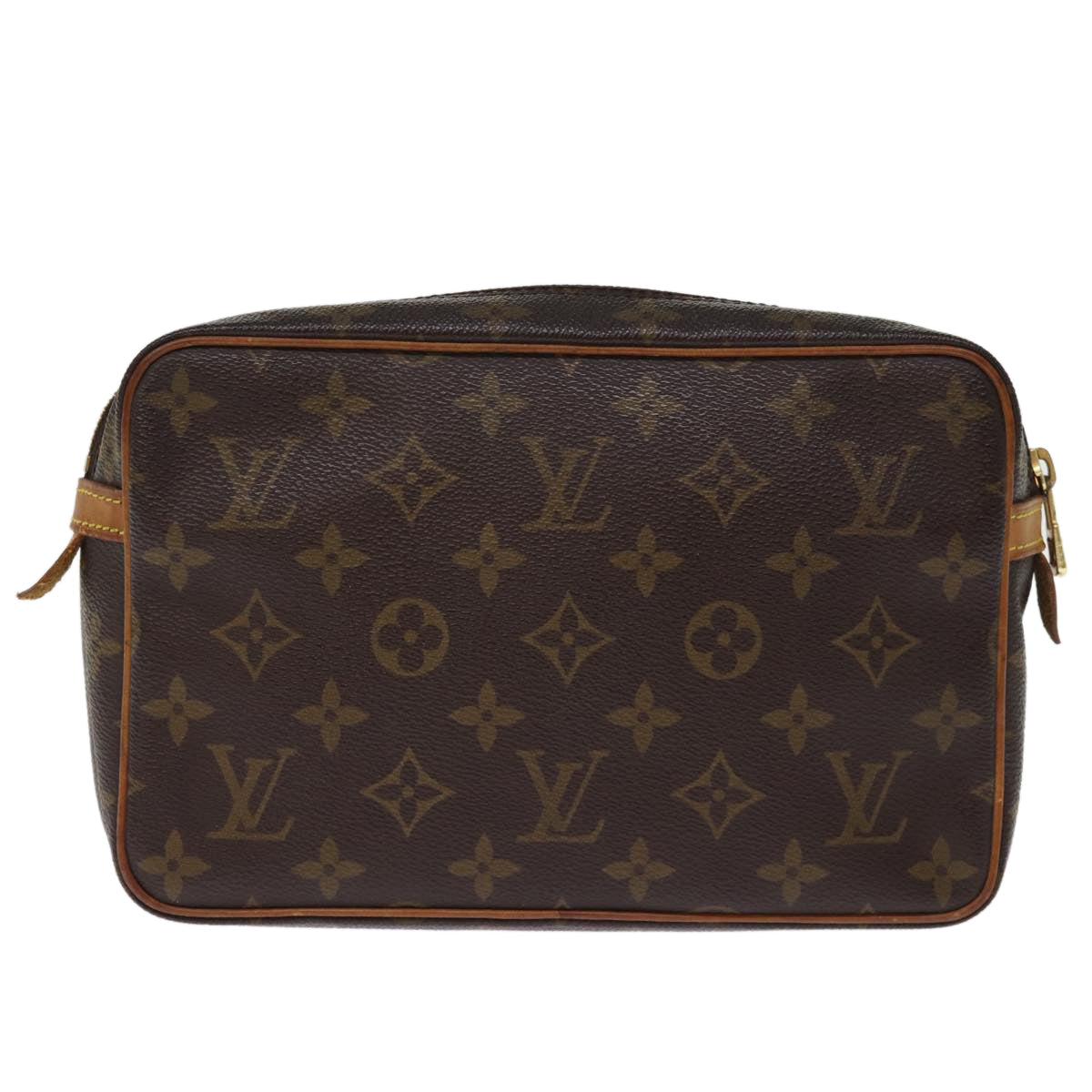LOUIS VUITTON Monogram Compiegne 23 Clutch Bag M51847 LV 76535