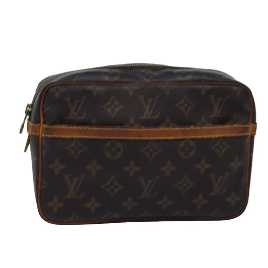 LOUIS VUITTON Monogram Compiegne 23 Clutch Bag M51847 LV 76536