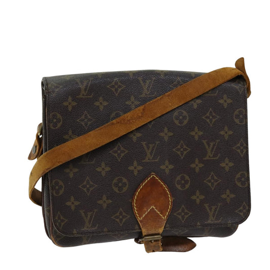 LOUIS VUITTON Monogram Cartouchiere GM Shoulder Bag M51252 LV 76539
