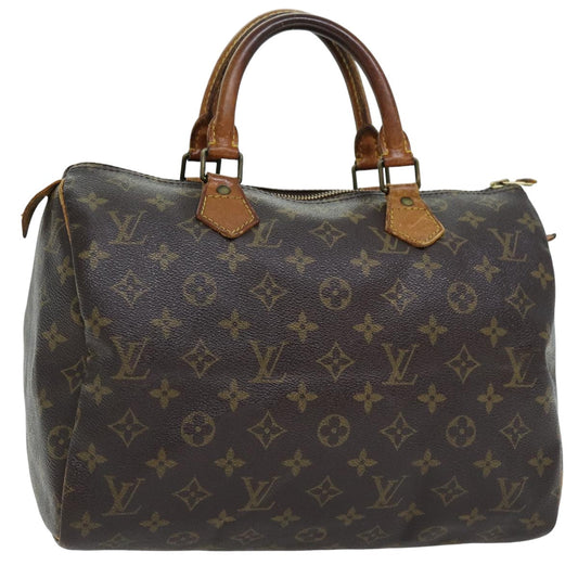 LOUIS VUITTON Monogram Speedy 30 Hand Bag M41526 LV 76564