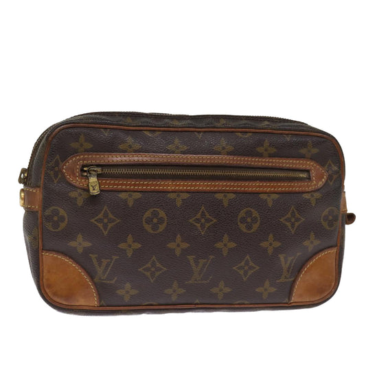 LOUIS VUITTON Monogram Marly Dragonne GM Clutch Bag M51825 LV 76565