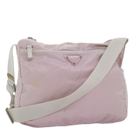 PRADA Shoulder Bag Nylon Pink  76583