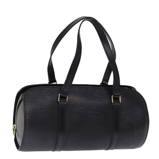 LOUIS VUITTON Epi Soufflot Hand Bag Black M52222 LV 76606