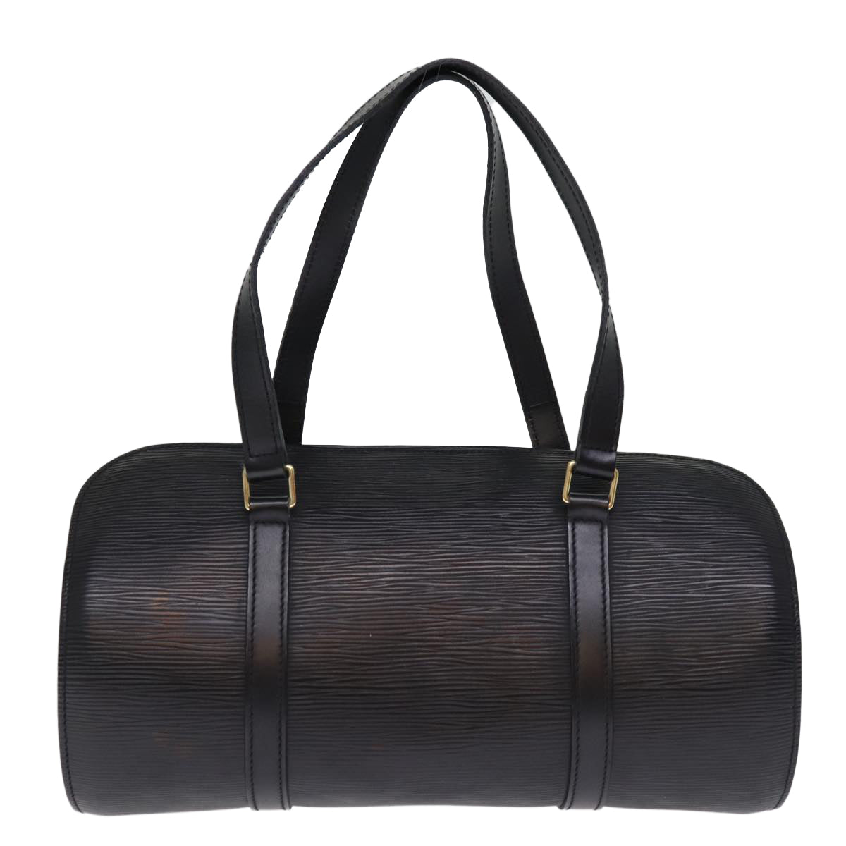 LOUIS VUITTON Epi Soufflot Hand Bag Black M52222 LV 76606