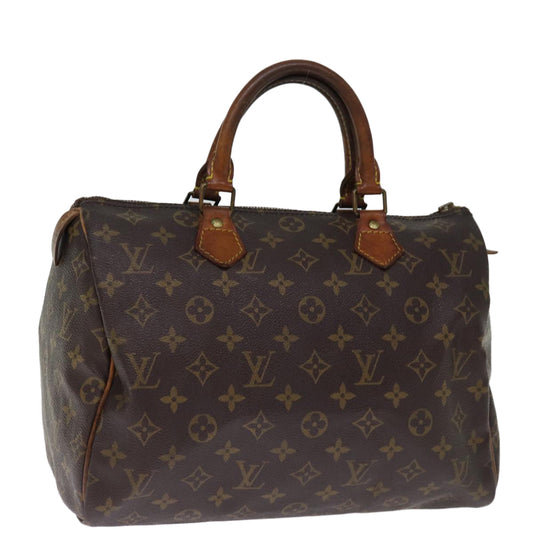 LOUIS VUITTON Monogram Speedy 30 Hand Bag M41526 LV 76618