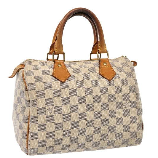 LOUIS VUITTON Damier Azur Speedy 25 Hand Bag N41534 LV 76623