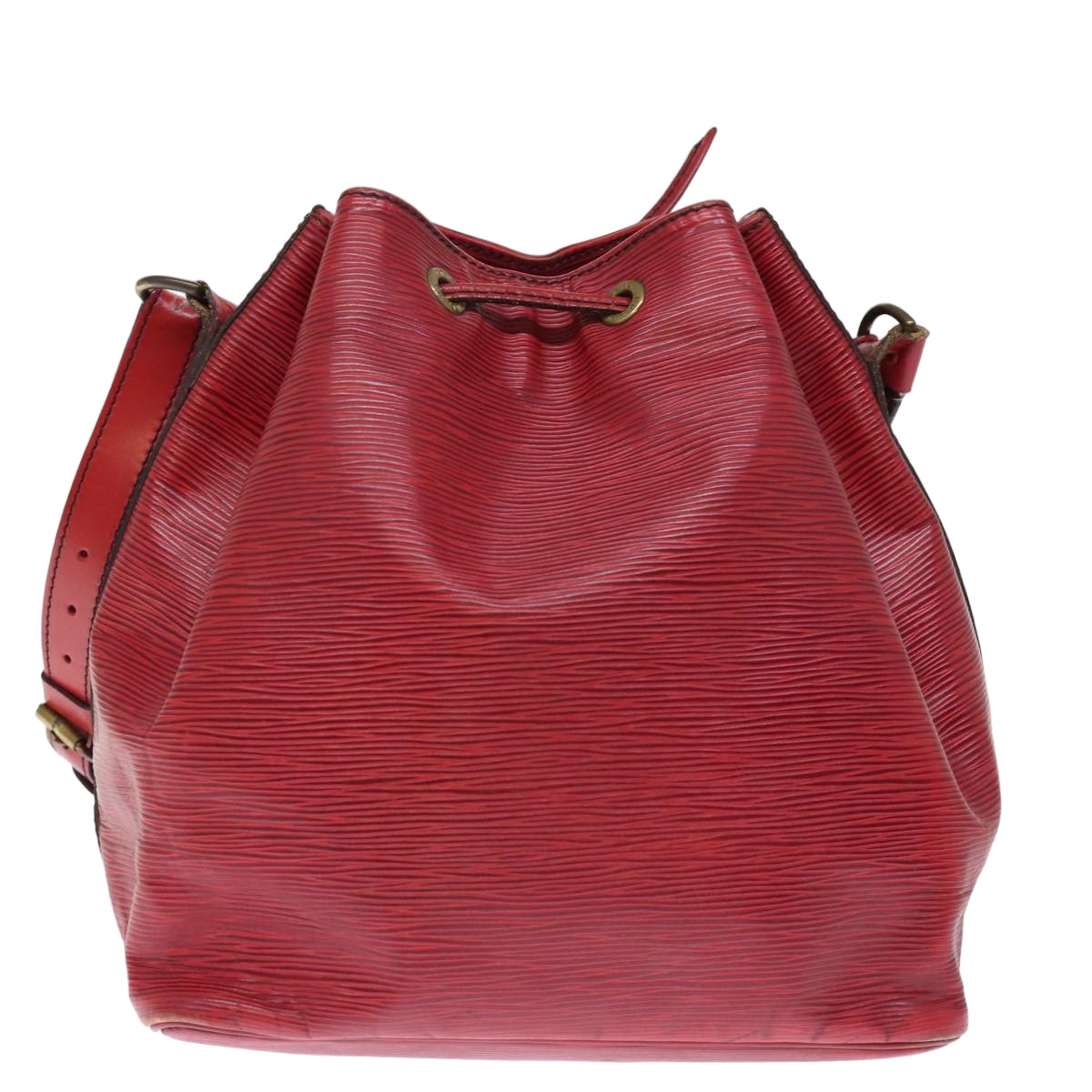 LOUIS VUITTON Epi Petit Noe Shoulder Bag Red M44107 LV 76627