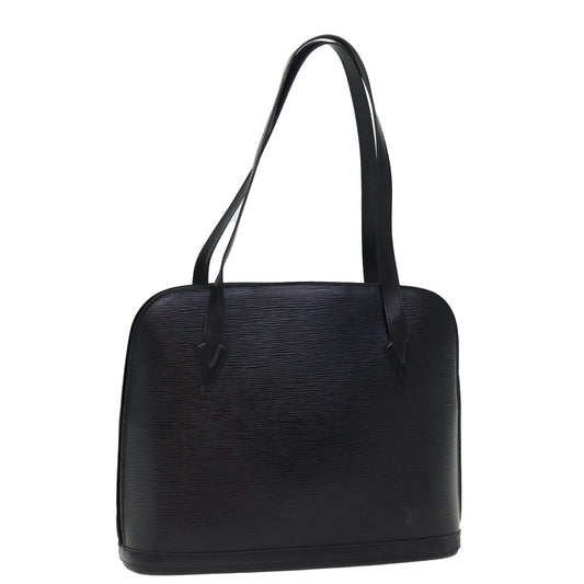 LOUIS VUITTON Epi Lussac Shoulder Bag Black M52282 LV 76645