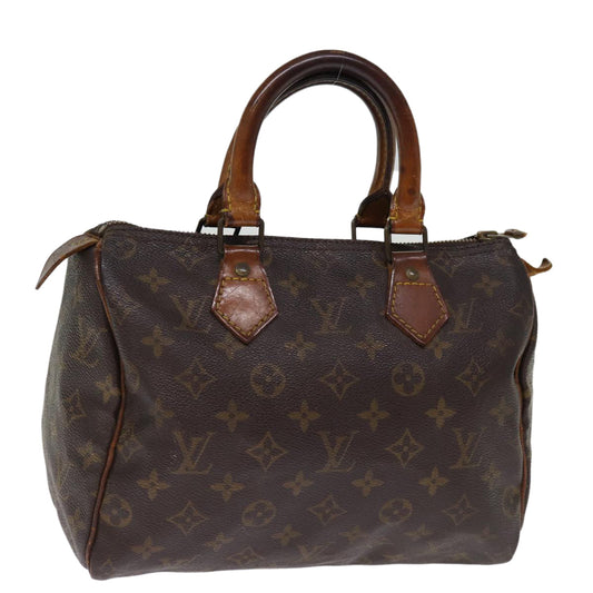 LOUIS VUITTON Monogram Speedy 25 Hand Bag M41528 LV 76647