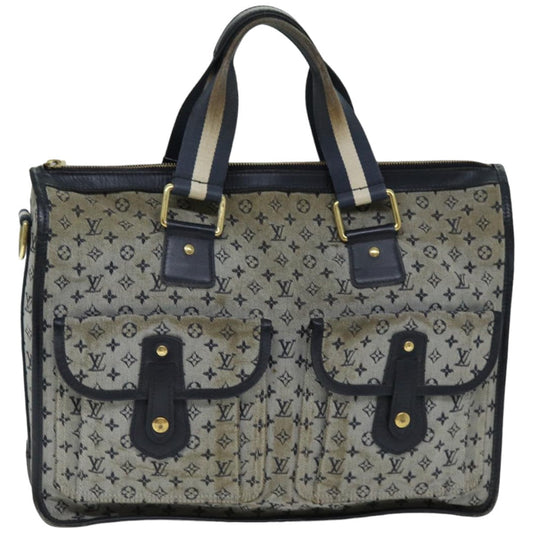 LOUIS VUITTON Monogram Mini Sac Marie Kate 48 Bag Blue M42341 LV 76650