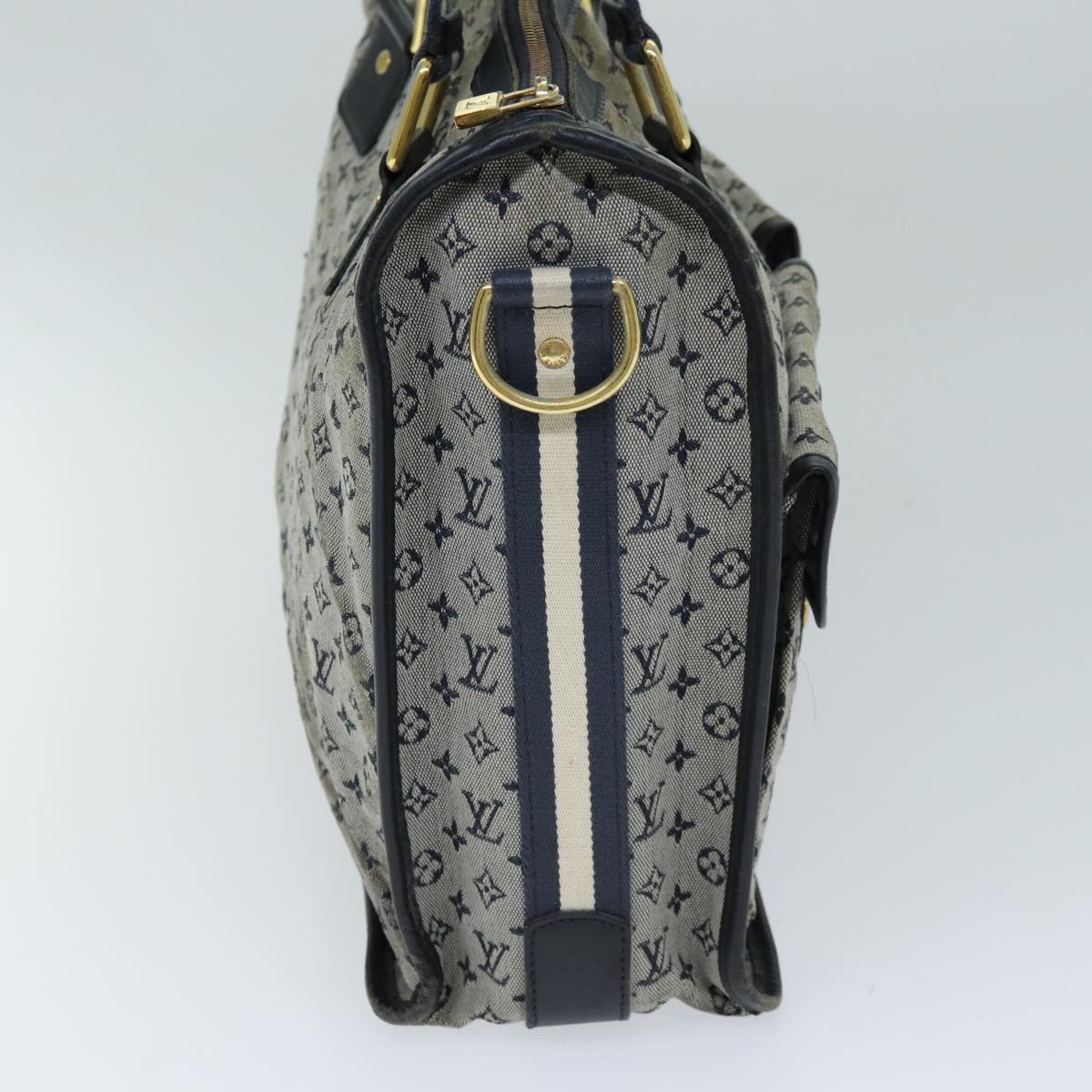 LOUIS VUITTON Monogram Mini Sac Marie Kate 48 Bag Blue M42341 LV 76650